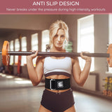Self-Locking Weight Lifting Belt for Men and Women Fitness Premium Functional Gym belt Powerlifting Deadlift Olympic Lifts and Squats Athletes Training Workout