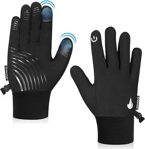 Kids Cycling Gloves Sports Winter Thermal Boys Girls Children Windproof Anti-slip Touchscreen Gloves