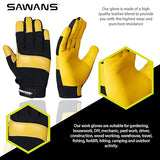 Premium Leather Work Gloves