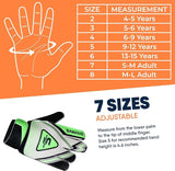 Football Goalkeeper Gloves Boys Kids Children Youth Adult Soccer Goalie Protection Goal Keeping Gloves