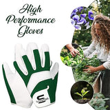 Leather Gardening Safety Working Gloves Thorn Proof for Men and Women Multipurpose Garden Gloves for Ladies