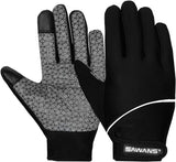 SAWANS Weight Lifting Gloves Gym Workout Fitness Men Women Fingerless Gloves Full Finger Touch screen Bodybuilding Training Grip