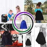 Drawstring Bags Gym Swimming School Sports Bag Unisex 2PCS Trainer String Bag Sack Backpack PE Bags for every one.