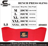 SAWANS Bench Press Sling Power Weight Lifting Training Fitness Increase Strength Push Up Gym Workout Biceps