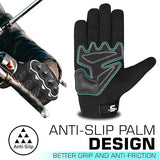 SAWANS Cross Motorcycle Gloves Protect Hand Motorbike Touch Gloves Men Motorcycle Equipment Respira Glove Men Scooter Motorcycle Glove Approved for Men and Women ATV BMX Cycling Sports