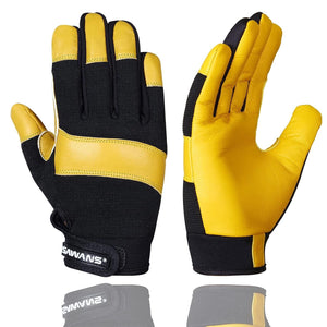 Premium Leather Work Gloves