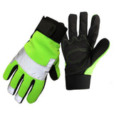 Mens Work Gloves EXO GRIP BLACK , Black & Green
