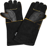 Extreme Heat & Fire Resistant Welding Gloves Leather Kevlar Stitching Fireplace Protection