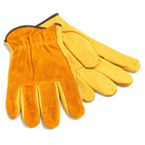 Men's Work Gloves  Synthetic Leather Utility Gloves, Flexible Breathable Fit- Padded