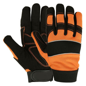 Work Glove with Secure Fit, Synthetic Leather Performance Gloves