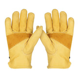 Sawans Leather Work Gloves Perfect for Gardening/Cutting/Construction/Motorcycle, Men & Women
