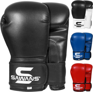 Boxing Gloves Men Women Children Kids Kickboxing MMA Martial Art Punching Bag Adult Mitts