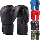 Boxing Gloves Training Fighting Kickboxing Muay Thai Gel Mitts Adult MMA Punch Bag Gloves