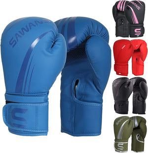 Boxing Gloves Training Fighting Kickboxing Muay Thai Gel Mitts Adult MMA Punch Bag Gloves