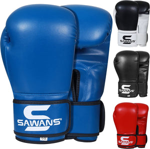 Boxing Gloves Men Women Children Kids Kickboxing MMA Martial Art Punching Bag Adult Mitts