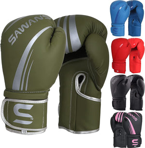 Boxing Gloves Training Fighting Kickboxing Muay Thai Gel Mitts Adult MMA Punch Bag Gloves