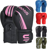 Boxing Gloves Training Fighting Kickboxing Muay Thai Gel Mitts Adult MMA Punch Bag Gloves