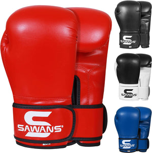 Boxing Gloves Men Women Children Kids Kickboxing MMA Martial Art Punching Bag Adult Mitts