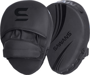 Boxing Focus Pads Hook and Jab Mitts Leather Kickboxing