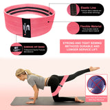 Resistance Bands Pack of 3 ( Pink )