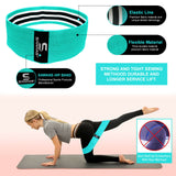 Resistance Bands Pack of 3 ( Ferozi )