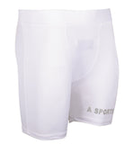 Compression Shorts Cricket Boxer Groin Guard Support MMA Running Fitness